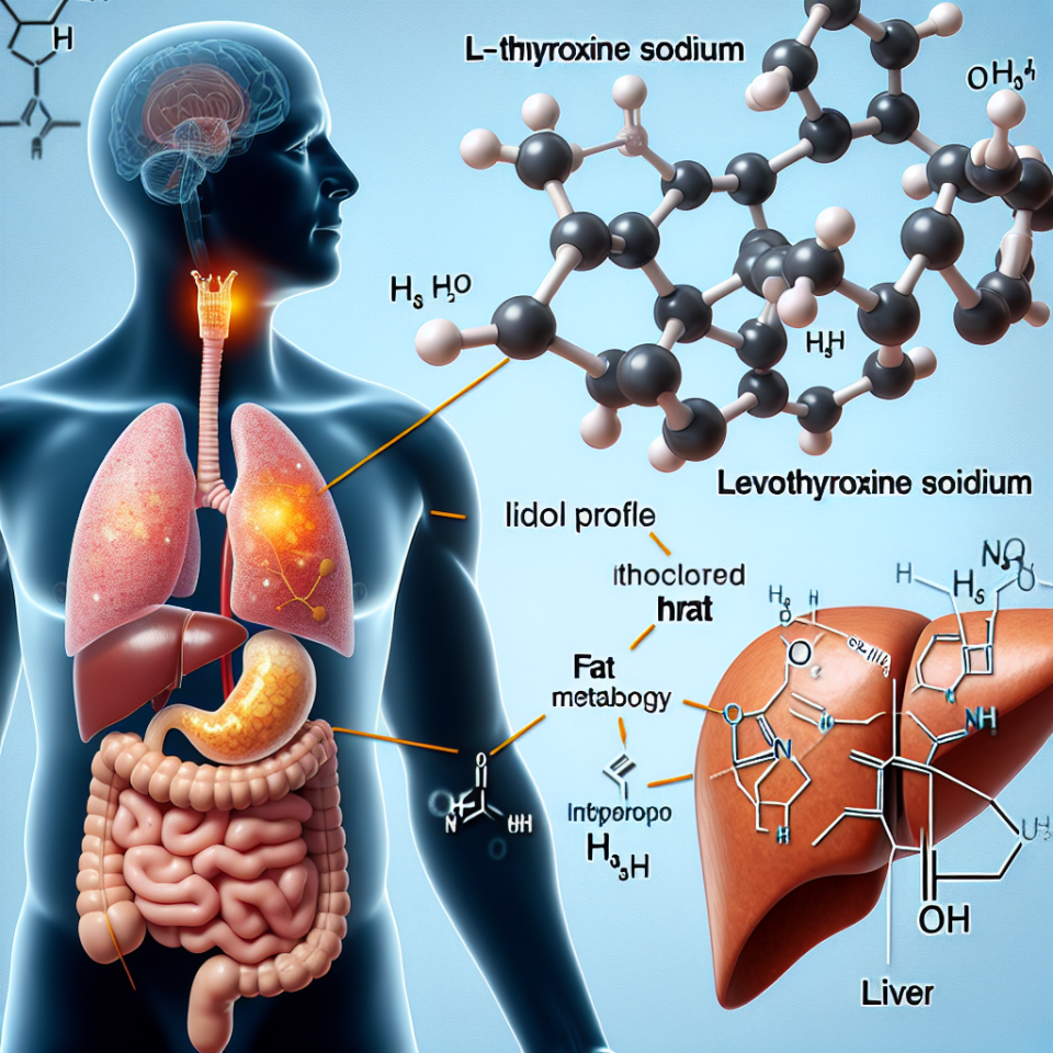 Cómo afecta L-Thyroxine Sodium/Levothyroxine Sodium (LT4 sodium) al perfil lipídico