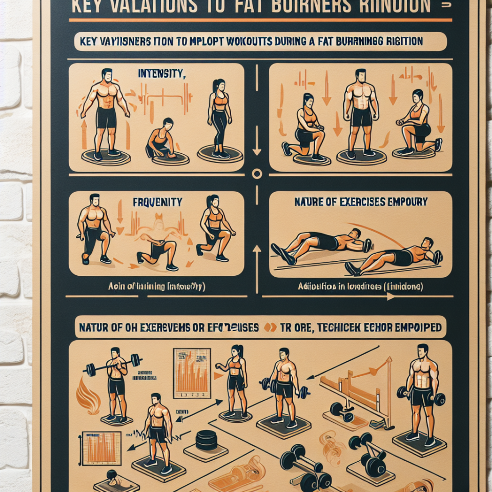 Qué variaciones hacer en el entrenamiento durante Quemadores de grasa